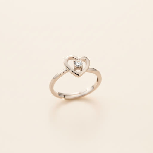Adjustable Heart Promise Ring — Jewelry gift idea
