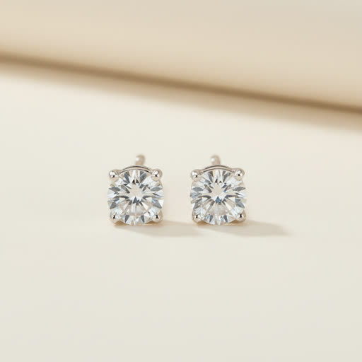 Sterling Silver Cubic Zirconia Studs — Jewelry gift idea